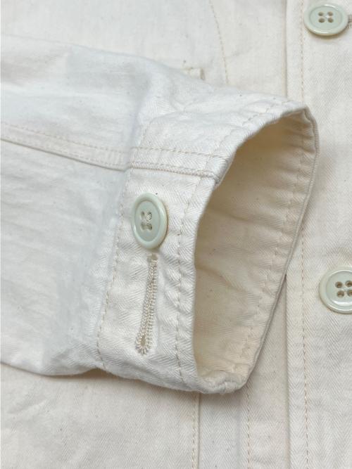NEIGHBORHOOD（ネイバーフッド）NEIGHBORHOOD (ネイバーフッド) MIL-UTILITY/C-SHIRT.LS ホワイト サイズ:Ｍの古着・服飾アイテム