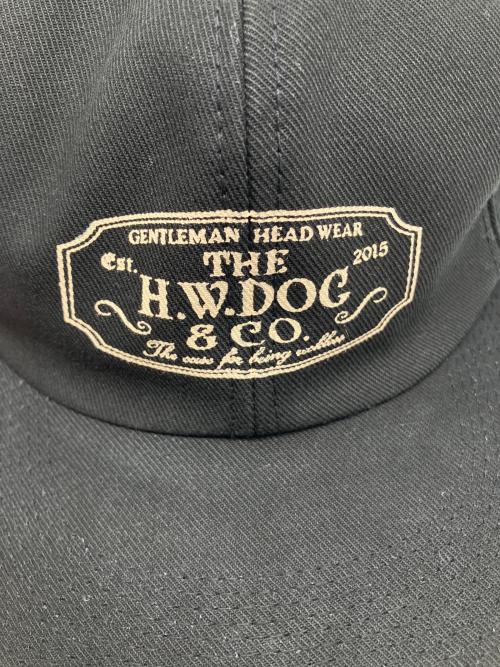 THE H.W.DOG&CO.（エイチダブリュードッグアンドコー）THE H.W.DOG&CO. (エイチダブリュードッグアンドコー) キャップ ブラック サイズ:40の古着・服飾アイテム