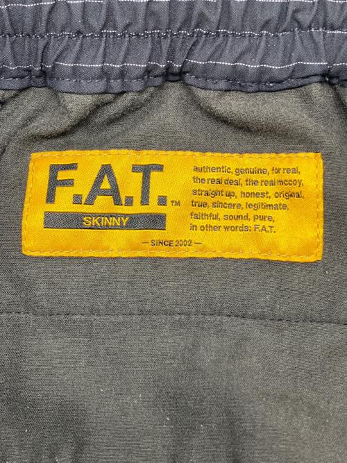 FAT（エフエーティー）FAT (エフエーティー) SB (エスビー) ballaholic (ボーラホリック) イージーパンツ ブラック サイズ:SKINNYの古着・服飾アイテム