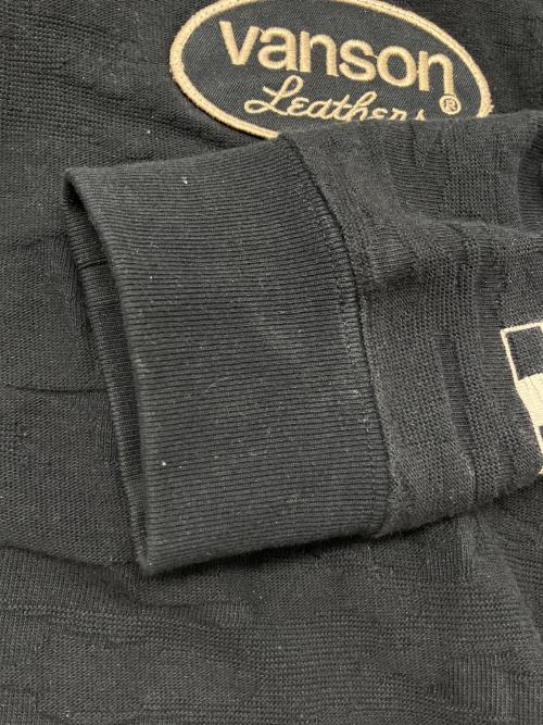 VANSON（バンソン）VANSON (バンソン) LOONEY TUNES (ルーニーチューンズ) 長袖カットソー　刺繍 ブラック サイズ:XLの古着・服飾アイテム