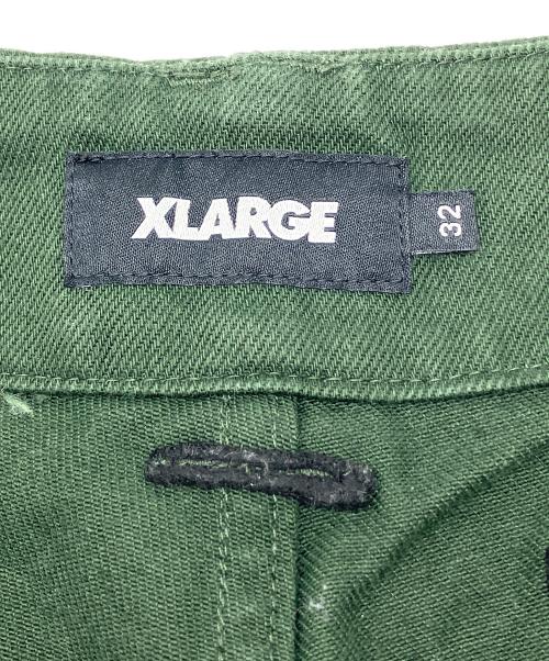 X-LARGE（エクストララージ）X-LARGE (エクストララージ) カーゴパンツ グリーン サイズ:32の古着・服飾アイテム