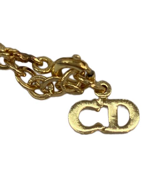 Christian Dior（クリスチャン ディオール）Christian Dior (クリスチャン ディオール) リボンモチーフネックレス ゴールドカラーの古着・服飾アイテム