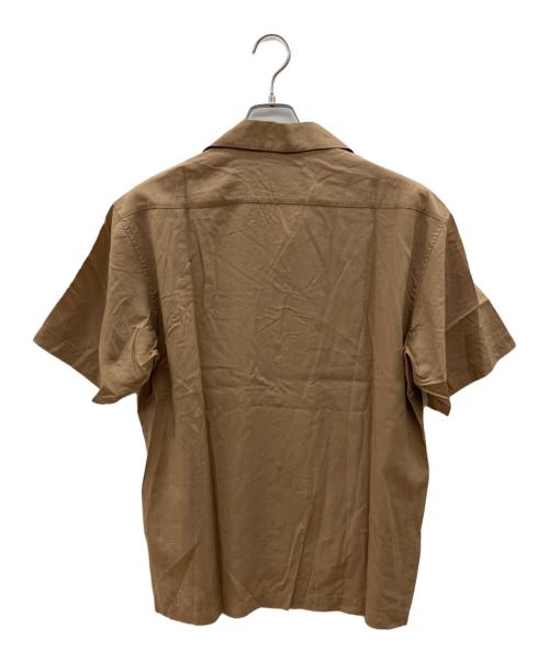 Schott（ショット）Schott (ショット) 半袖シャツ ブラウンイエロー サイズ:Lの古着・服飾アイテム