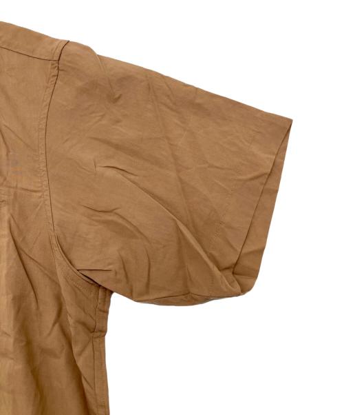 Schott（ショット）Schott (ショット) 半袖シャツ ブラウンイエロー サイズ:Lの古着・服飾アイテム