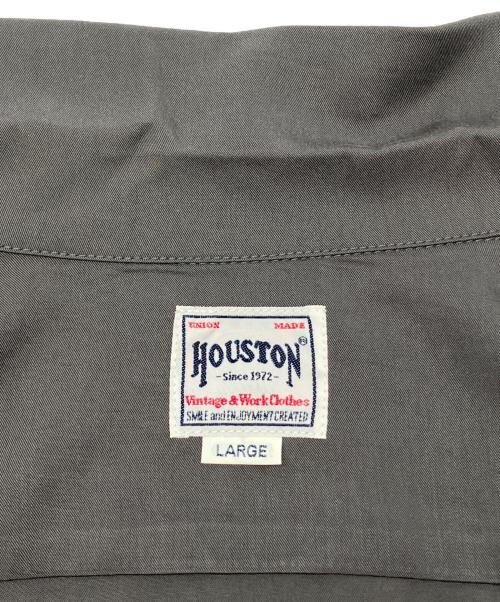 HOUSTON（ヒューストン）HOUSTON (ヒューストン) ボーリングシャツ グレー サイズ:Lの古着・服飾アイテム