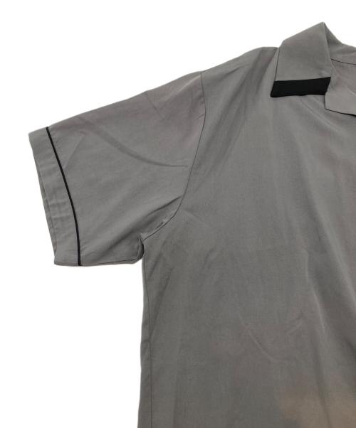HOUSTON（ヒューストン）HOUSTON (ヒューストン) ボーリングシャツ グレー サイズ:Lの古着・服飾アイテム