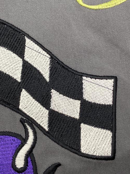 HOUSTON（ヒューストン）HOUSTON (ヒューストン) ボーリングシャツ グレー サイズ:Lの古着・服飾アイテム