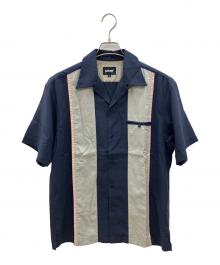 Schott（ショット）の古着「半袖シャツ」｜ネイビー×グレー