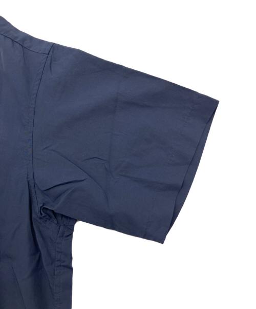 Schott（ショット）Schott (ショット) 半袖シャツ ネイビー×グレー サイズ:Lの古着・服飾アイテム