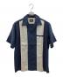 Schott（ショット）の古着「半袖シャツ」｜ネイビー×グレー