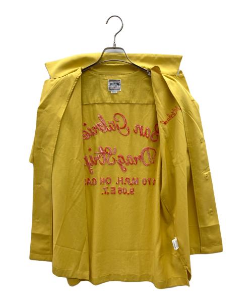 HOUSTON（ヒューストン）HOUSTON (ヒューストン) ボーリングシャツ イエロー サイズ:Ｍの古着・服飾アイテム