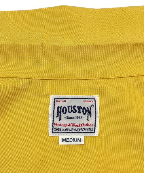 HOUSTON（ヒューストン）HOUSTON (ヒューストン) ボーリングシャツ イエロー サイズ:Ｍの古着・服飾アイテム