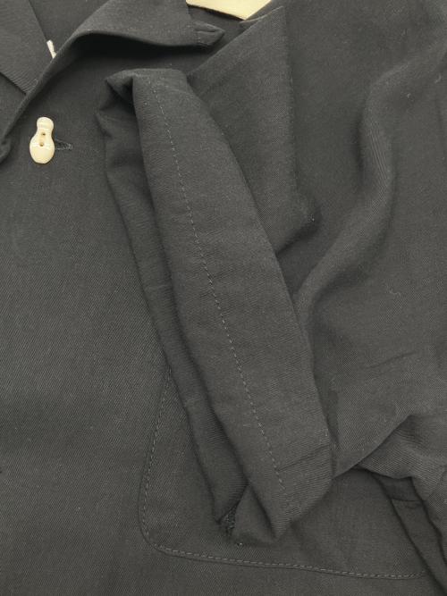 HOUSTON（ヒューストン）HOUSTON (ヒューストン) ボーリングシャツ ブラック サイズ:Ｍの古着・服飾アイテム