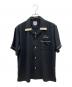 HOUSTON（ヒューストン）の古着「ボーリングシャツ」｜ブラック