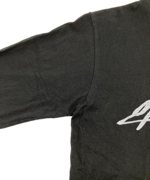 GROUND Y（グラウンドワイ）GROUND Y (グラウンドワイ) 長袖カットソー ブラック×ホワイト サイズ:3の古着・服飾アイテム
