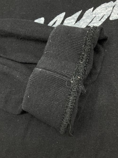 GROUND Y（グラウンドワイ）GROUND Y (グラウンドワイ) 長袖カットソー ブラック×ホワイト サイズ:3の古着・服飾アイテム