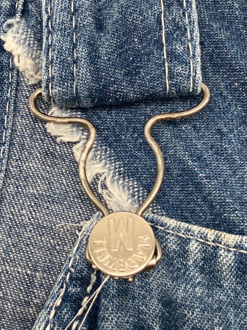 madewell（メイドウェル）madewell (メイドウェル) 60sデニムオーバーオール　古着 インディゴ サイズ:W32×L30の古着・服飾アイテム