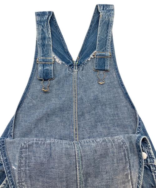 madewell（メイドウェル）madewell (メイドウェル) 60sデニムオーバーオール　古着 インディゴ サイズ:W32×L30の古着・服飾アイテム