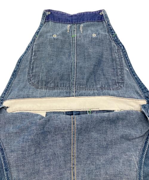madewell（メイドウェル）madewell (メイドウェル) 60sデニムオーバーオール　古着 インディゴ サイズ:W32×L30の古着・服飾アイテム
