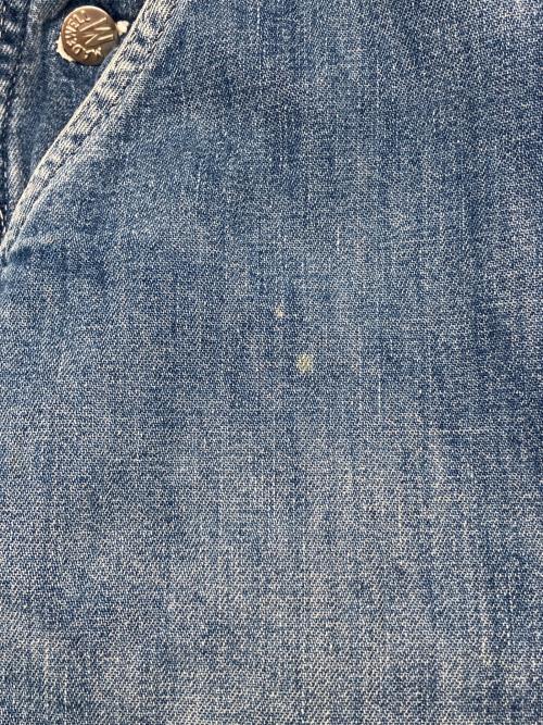 madewell（メイドウェル）madewell (メイドウェル) 60sデニムオーバーオール　古着 インディゴ サイズ:W32×L30の古着・服飾アイテム