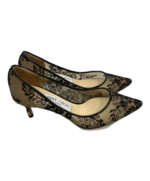 JIMMY CHOO（ジミーチュウ）JIMMY CHOO (ジミーチュウ) 	ROMY 60 ブラウン×ブラック サイズ:SIZE35の古着・服飾アイテム