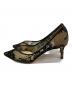 中古・古着 JIMMY CHOO (ジミーチュウ) 	ROMY 60 ブラウン×ブラック サイズ:SIZE35：13000円