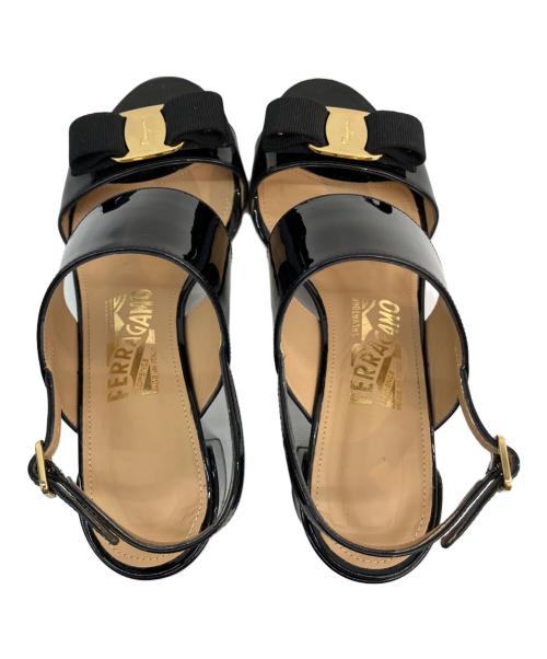 Salvatore Ferragamo（サルヴァトーレ フェラガモ）Salvatore Ferragamo (サルヴァトーレ フェラガモ) サンダル ブラック サイズ:5Dの古着・服飾アイテム