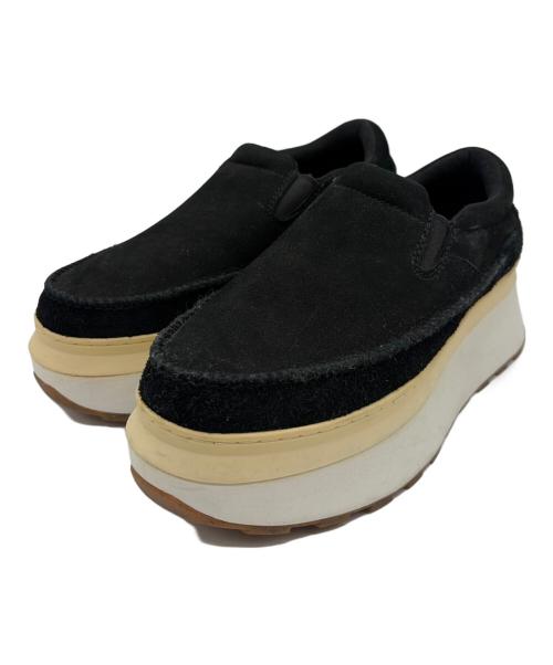 UGG（アグ）UGG (アグ) スウェードスリッポン ブラック サイズ:25の古着・服飾アイテム