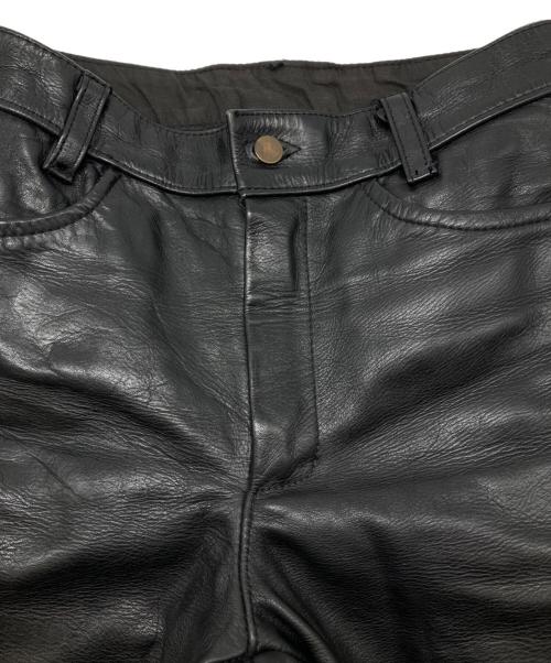 VANSON（バンソン）VANSON (バンソン) レザーパンツ ブラック サイズ:30の古着・服飾アイテム