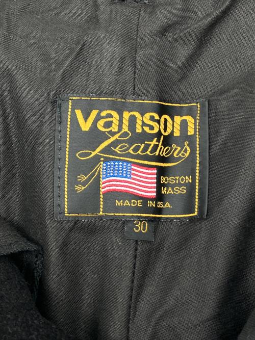 VANSON（バンソン）VANSON (バンソン) レザーパンツ ブラック サイズ:30の古着・服飾アイテム