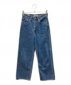 LEVI'S PReMIUMリーバイス プレミアム）の古着「ストレートデニムパンツ　ビッグE」｜ブルー