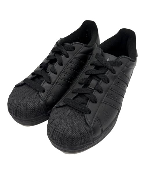 adidas（アディダス）adidas (アディダス) SUPER STARⅡ ブラック サイズ:23.5の古着・服飾アイテム