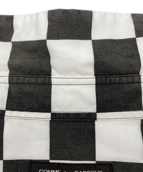 COMME des GARCONS HOMME PLUS（コムデギャルソンオムプリュス）COMME des GARCONS HOMME PLUS (コムデギャルソンオムプリュス) チェッカーフラッグシャツ　ギンガムチェック ホワイト×ブラック サイズ:XSの古着・服飾アイテム