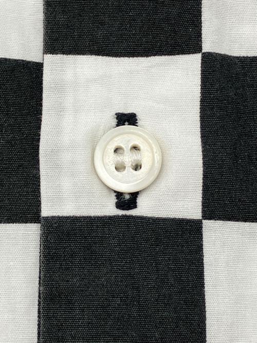 COMME des GARCONS HOMME PLUS（コムデギャルソンオムプリュス）COMME des GARCONS HOMME PLUS (コムデギャルソンオムプリュス) チェッカーフラッグシャツ　ギンガムチェック ホワイト×ブラック サイズ:XSの古着・服飾アイテム