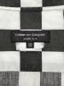 中古・古着 COMME des GARCONS HOMME PLUS (コムデギャルソンオムプリュス) チェッカーフラッグシャツ　ギンガムチェック ホワイト×ブラック サイズ:XS：10000円