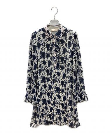 Tory Burch トリーバーチ シャツ ブラウス チュニック ジオメトリック柄 ブラウス コットン ネイビー【中古】レディース Tory Burch トリーバーチ シャツ ブラウス チュニック ジオメトリック