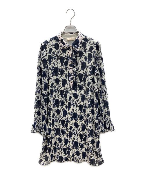 TORY BURCH（トリーバーチ）TORY BURCH (トリーバーチ) チュニック ネイビー×ホワイト サイズ:2の古着・服飾アイテム