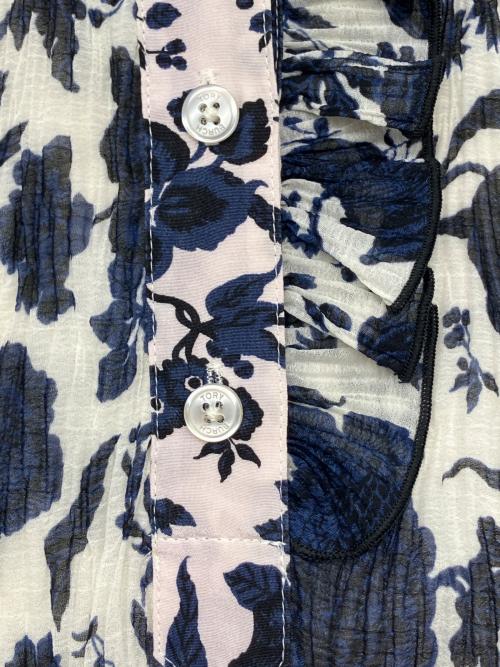 TORY BURCH（トリーバーチ）TORY BURCH (トリーバーチ) チュニック ネイビー×ホワイト サイズ:2の古着・服飾アイテム