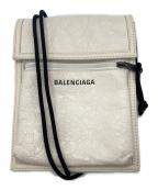 BALENCIAGAバレンシアガ）の古着「ショルダーポーチ　BALENCIAGA　EXPLORER POUCH STRAP NYLON（バレンシアガ　エクスプローラー ポーチ ストラップ  ニューロン）」｜ホワイト×ブラック