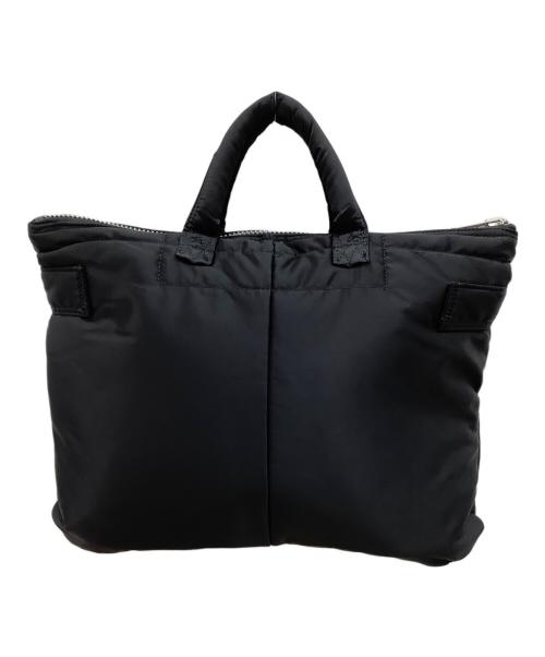 PORTER（ポーター）PORTER (ポーター) タンカーブリーフケース ブラック×オレンジの古着・服飾アイテム