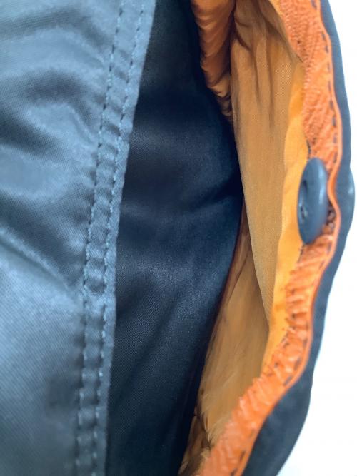 PORTER（ポーター）PORTER (ポーター) タンカーブリーフケース ブラック×オレンジの古着・服飾アイテム