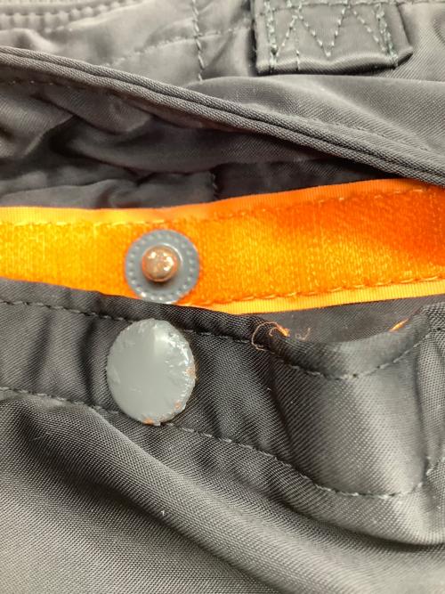 PORTER（ポーター）PORTER (ポーター) タンカーブリーフケース ブラック×オレンジの古着・服飾アイテム