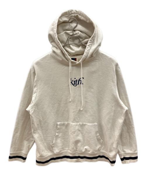 KITH（キス）KITH (キス) プルオーバーパーカー ホワイト サイズ:XLの古着・服飾アイテム