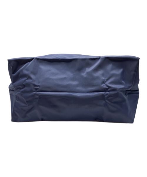 LONGCHAMP（ロンシャン）LONGCHAMP (ロンシャン) ルプリアージュ　　トートバッグ ネイビー×ブラウンの古着・服飾アイテム