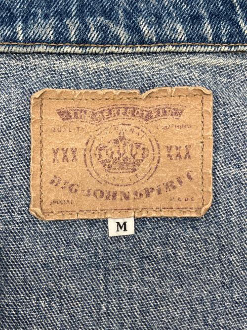 BIG JOHN（ビッグジョン）BIG JOHN (ビッグジョン) 80sデニムジャケット　SPIRIT インディゴ サイズ:Ｍの古着・服飾アイテム