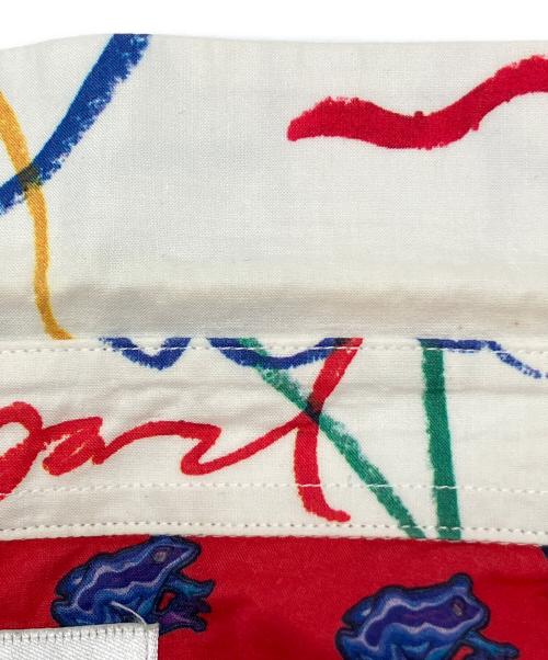 PAUL SMITH（ポールスミス）PAUL SMITH (ポールスミス) 長袖シャツ　落書き調　ドメ・インポート ホワイト サイズ:Lの古着・服飾アイテム