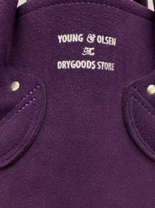 YOUNG & OLSEN The DRYGOODS STORE（ヤングアンドオルセン ザ ドライグッズストア）YOUNG & OLSEN The DRYGOODS STORE (ヤングアンドオルセン ザ ドライグッズストア) ULTRASUEDE TOTE L アメジストパープルの古着・服飾アイテム