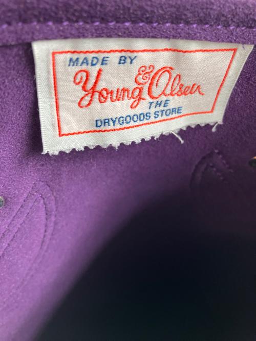 YOUNG & OLSEN The DRYGOODS STORE（ヤングアンドオルセン ザ ドライグッズストア）YOUNG & OLSEN The DRYGOODS STORE (ヤングアンドオルセン ザ ドライグッズストア) ULTRASUEDE TOTE L アメジストパープルの古着・服飾アイテム