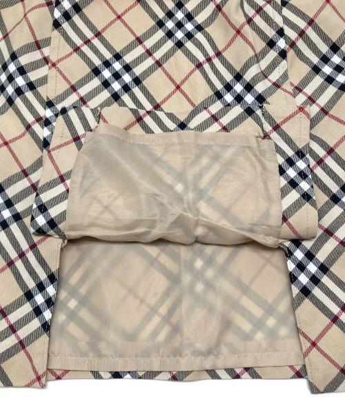 BURBERRY BLUE LABEL（バーバリー ブルー レーベル）BURBERRY BLUE LABEL (バーバリー ブルー レーベル) ノバチェックミニスカート　Y2K ベージュ×ブラック サイズ:36の古着・服飾アイテム