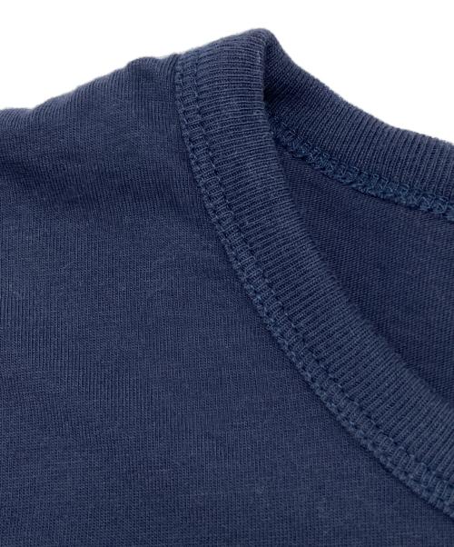 maison kitsune（メゾンキツネ）maison kitsune (メゾンキツネ) 半袖カットソー ネイビー サイズ:Ｍの古着・服飾アイテム